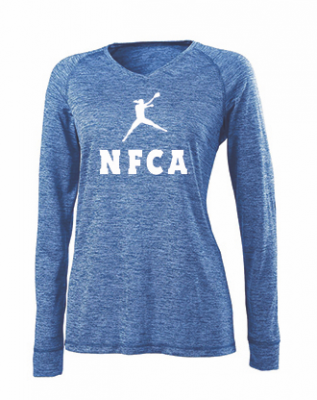 Vneck LS Blue